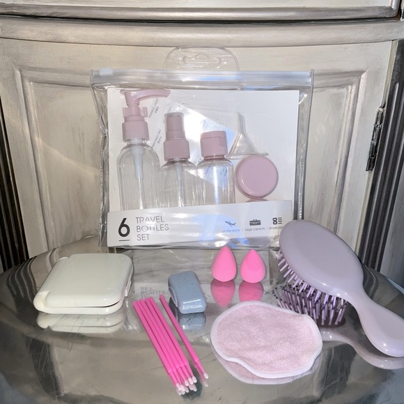 Travel pack #2 in Macaroon Colors ! all in one package, 18 pieces Light weight ! - Picture 2 of 8